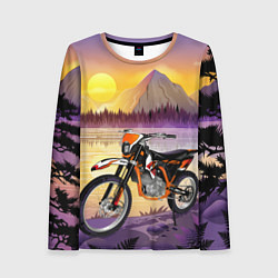 Лонгслив женский Kayo k2 pro, цвет: 3D-принт