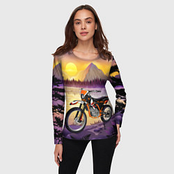 Лонгслив женский Kayo k2 pro, цвет: 3D-принт — фото 2