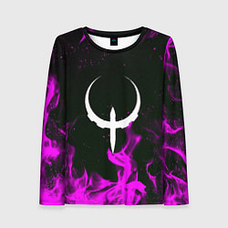 Женский лонгслив Quake fire neon