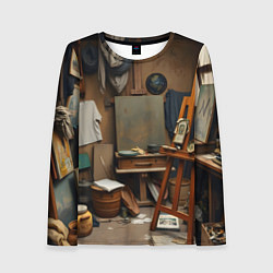 Женский лонгслив Мастерская художника