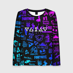 Лонгслив женский Ведьмак логотипы игр, цвет: 3D-принт