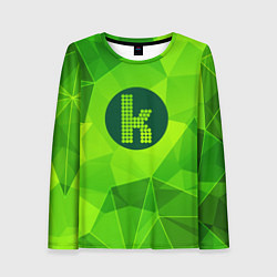 Лонгслив женский The Killers green poly, цвет: 3D-принт