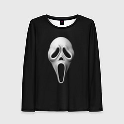 Лонгслив женский Крик маска косплей, цвет: 3D-принт