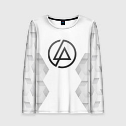 Лонгслив женский Linkin Park white poly, цвет: 3D-принт