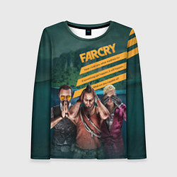 Лонгслив женский Far Cry villains, цвет: 3D-принт