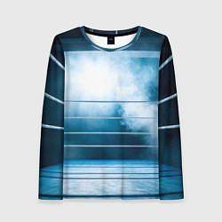 Лонгслив женский Ринг в тумане, цвет: 3D-принт