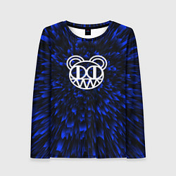 Лонгслив женский Radiohead blue energy, цвет: 3D-принт