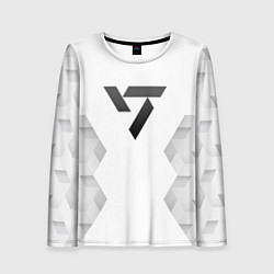 Лонгслив женский Seventeen white poly, цвет: 3D-принт