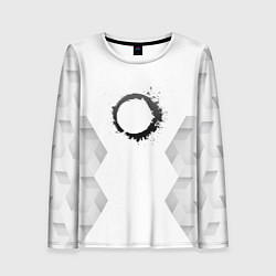 Лонгслив женский The Callisto Protocol white poly, цвет: 3D-принт