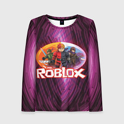 Лонгслив женский Roblox пероснажи, цвет: 3D-принт