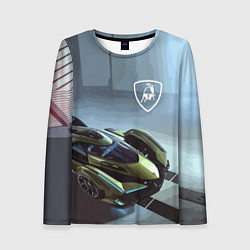 Лонгслив женский Lamborghini - motorsport extreme, цвет: 3D-принт