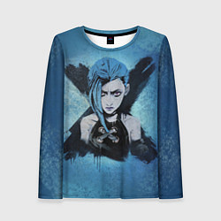 Лонгслив женский Джинкс, цвет: 3D-принт