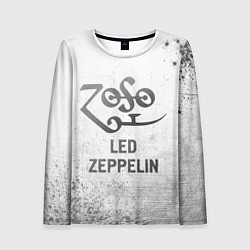 Лонгслив женский Led Zeppelin - white gradient, цвет: 3D-принт