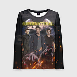 Лонгслив женский Supernatural - true hunters, цвет: 3D-принт