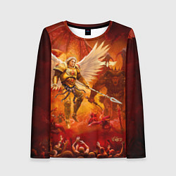 Женский лонгслив Сангвиний великий ангел