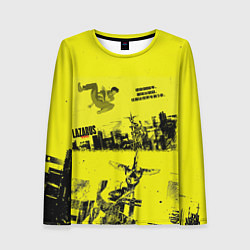 Лонгслив женский Лазарь аниме обложка, цвет: 3D-принт