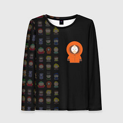 Лонгслив женский Южного парка Кенни, цвет: 3D-принт