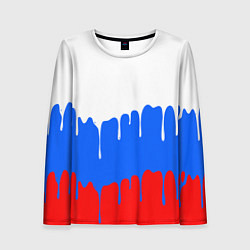 Женский лонгслив Патриот - флаг