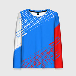 Женский лонгслив Патриот - флаг