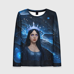 Лонгслив женский Билли Айлиш в стиле снежной королевы, цвет: 3D-принт