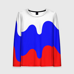 Женский лонгслив Патриот - флаг