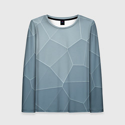 Женский лонгслив Текстура из неровных плит