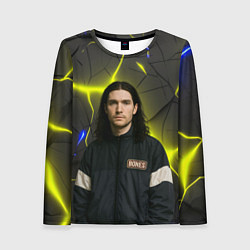 Лонгслив женский Bones в спортивном стиле, цвет: 3D-принт