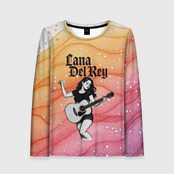 Женский лонгслив Lana Del Rey в образе гитаристки