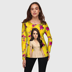 Лонгслив женский Lana Del Rey образ куклы, цвет: 3D-принт — фото 2
