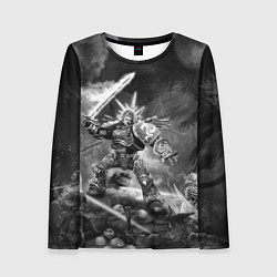 Лонгслив женский Робаут Жиллиман - Ультрамарины Warhammer, цвет: 3D-принт
