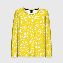 Женский лонгслив Лимонный камуфляж