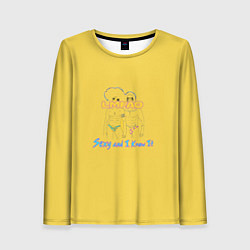 Лонгслив женский Sexy and I Know It, цвет: 3D-принт