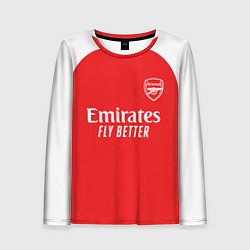 Лонгслив женский Анри домашняя форма Арсенал 2025 2026, цвет: 3D-принт