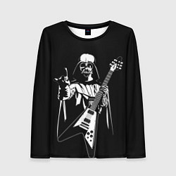 Женский лонгслив Дарт Вейдер рокер