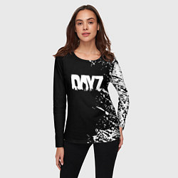 Лонгслив женский Dayz брызги красок, цвет: 3D-принт — фото 2