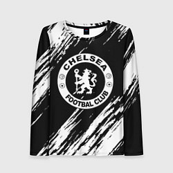 Лонгслив женский Chelsea краски текстура, цвет: 3D-принт
