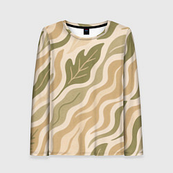 Лонгслив женский Листопад, цвет: 3D-принт