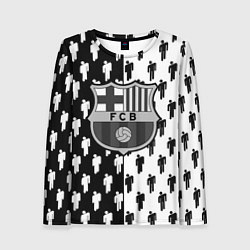 Женский лонгслив Barcelona спортивный паттерн