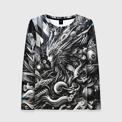 Лонгслив женский Abstraction cyber pattern - ai art fantasy, цвет: 3D-принт