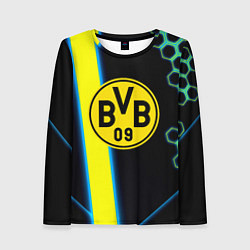 Лонгслив женский Borussia соты броня, цвет: 3D-принт