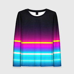 Лонгслив женский Beach shorts, цвет: 3D-принт