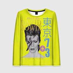 Лонгслив женский David Bowie 1973, цвет: 3D-принт