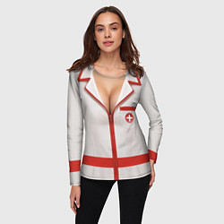 Лонгслив женский The nurse, цвет: 3D-принт — фото 2