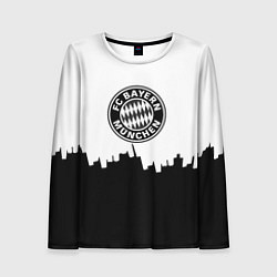 Лонгслив женский Bayern Mnchen пиксели, цвет: 3D-принт