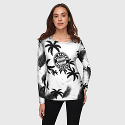 Лонгслив женский Бавария Мюнхен тропики, цвет: 3D-принт — фото 2