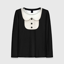 Лонгслив женский Девочка Уэнздей Аддамс, цвет: 3D-принт