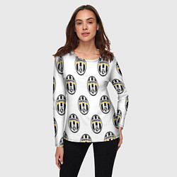 Лонгслив женский Juventus Pattern, цвет: 3D-принт — фото 2