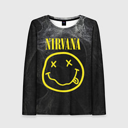 Лонгслив женский Nirvana Smoke, цвет: 3D-принт