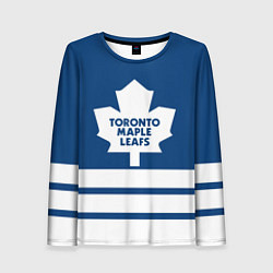 Лонгслив женский Toronto Maple Leafs, цвет: 3D-принт