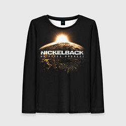 Лонгслив женский Nickelback: No fixed address, цвет: 3D-принт